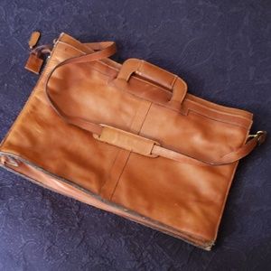 Vintage Leather Briefcase Bag